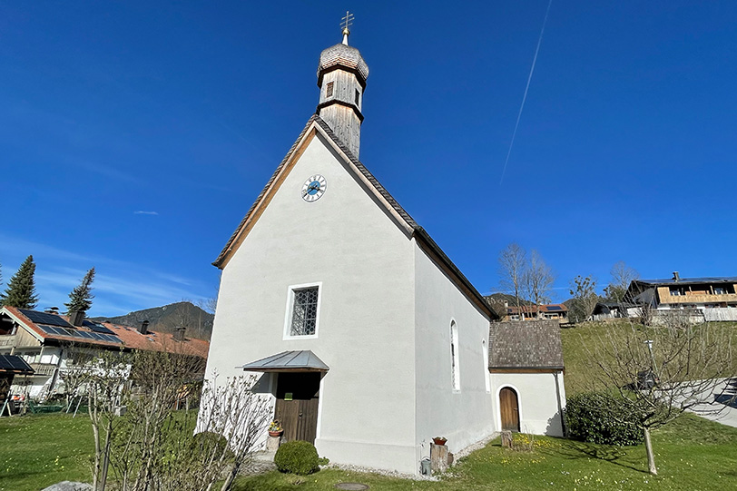 Pfarrei-Lenggries-Kirchen-Kapelle-in-Fleck-Lenggries